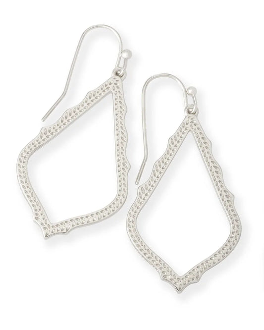 Kendra Scott Sophia Earrings Rhodium Metal
