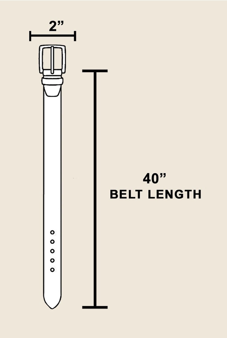 Western Concho Leather Belt