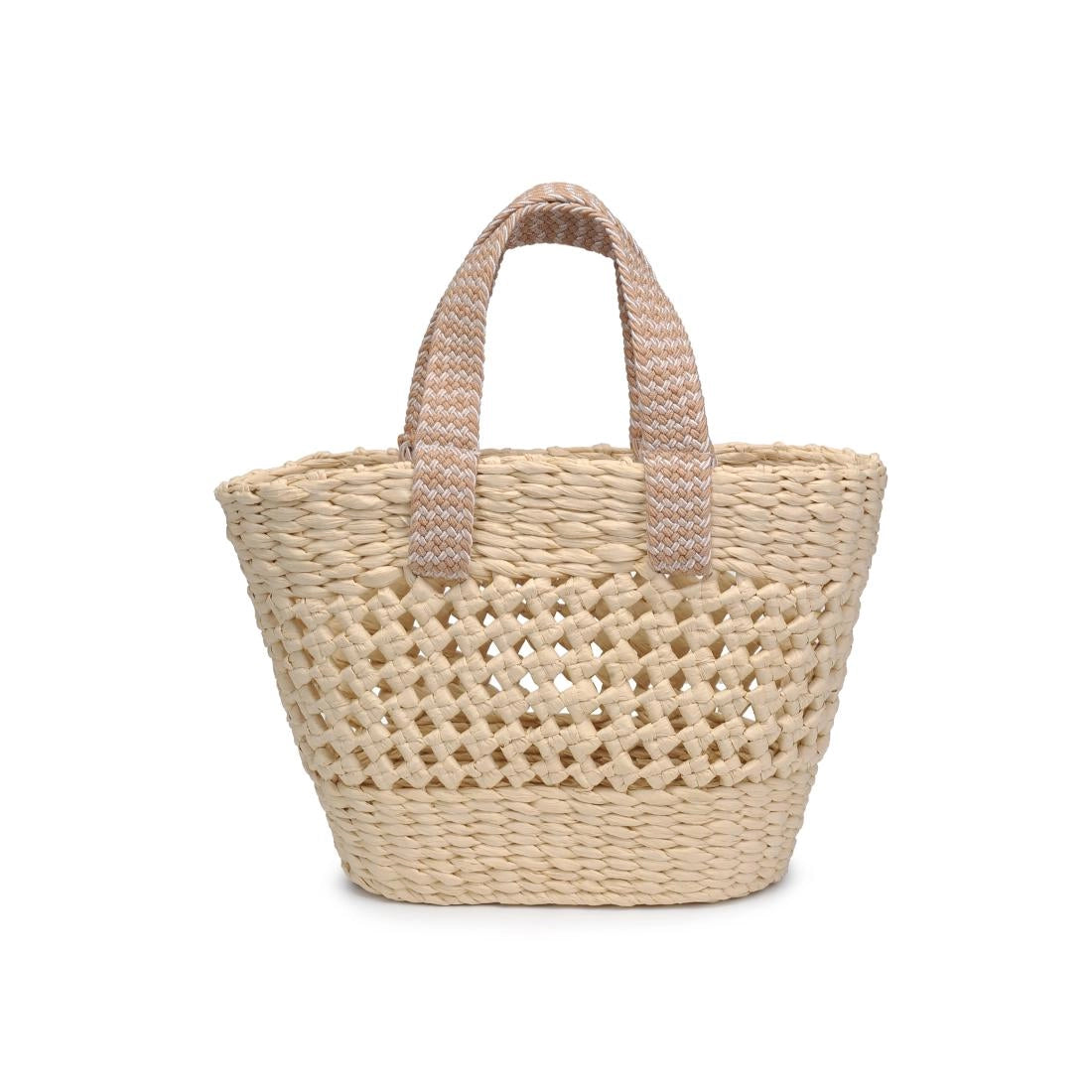 Woven Straw Knot Tote