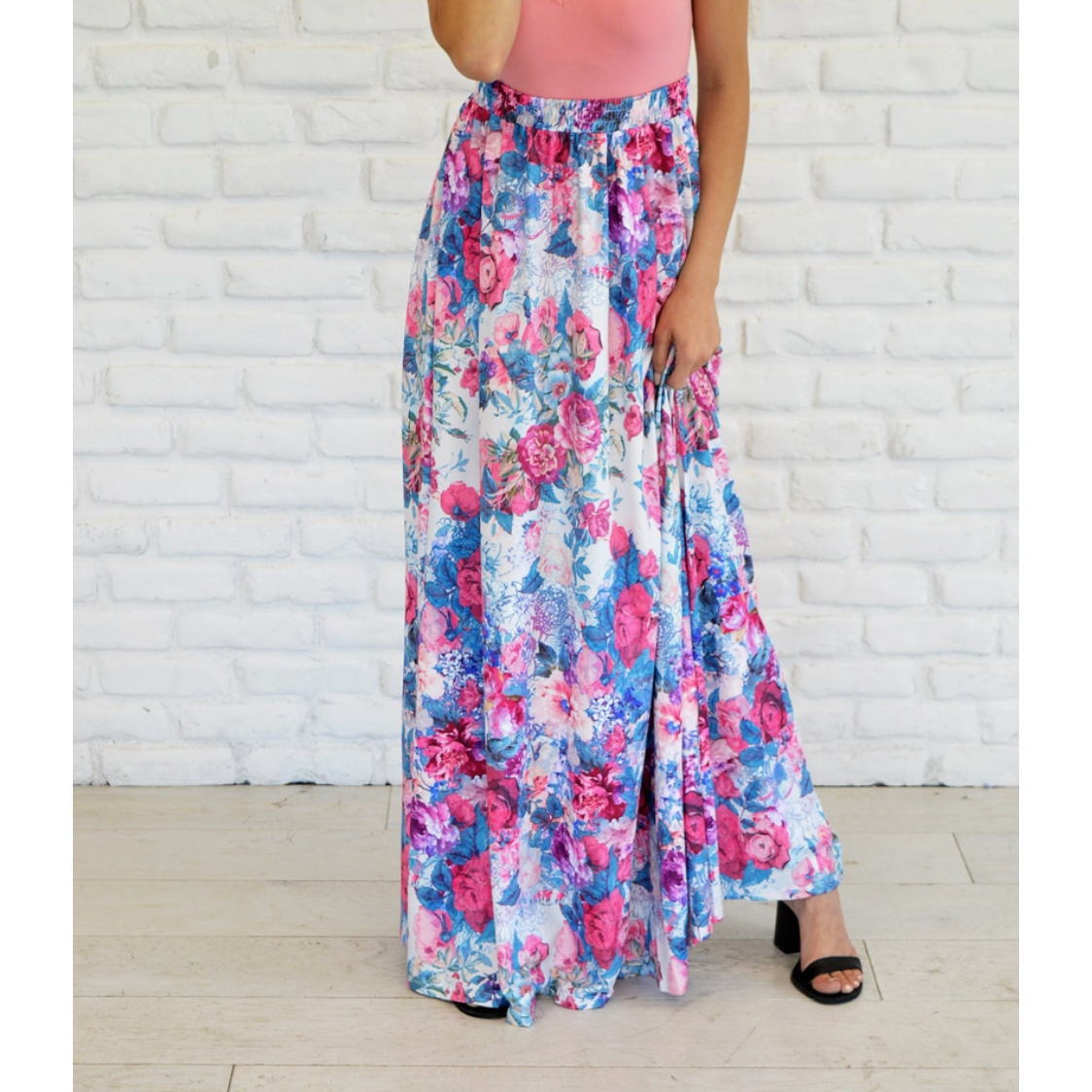 St. Charles Curvy Maxi Skirt
