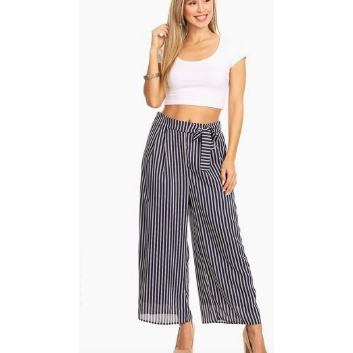 Vertical Stripe Pants