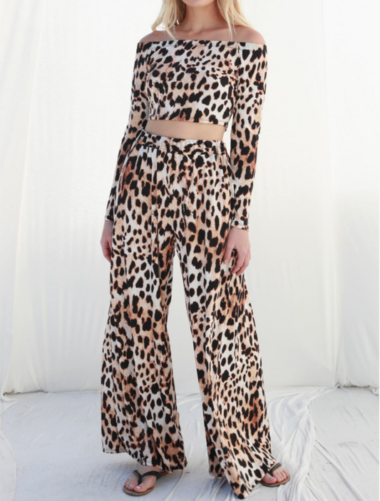 West Palm Leopard Set
