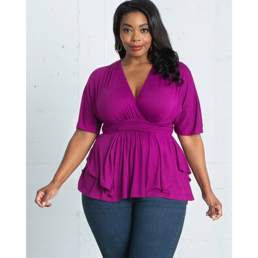 Orchid Promenade Curvy Fit Top