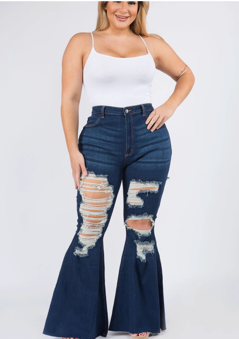 Lauren Curvy Fit Super Flare Jeans – Lilla Cavallo