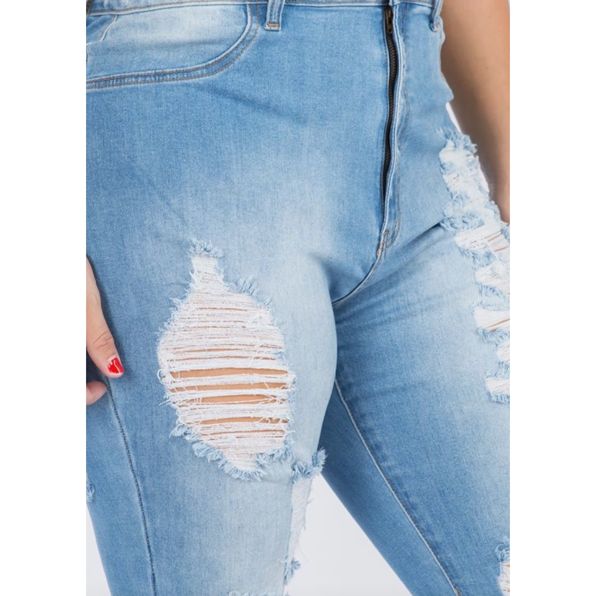 Lindsay Curvy Fit Super Stretch Lite Wash Jeans