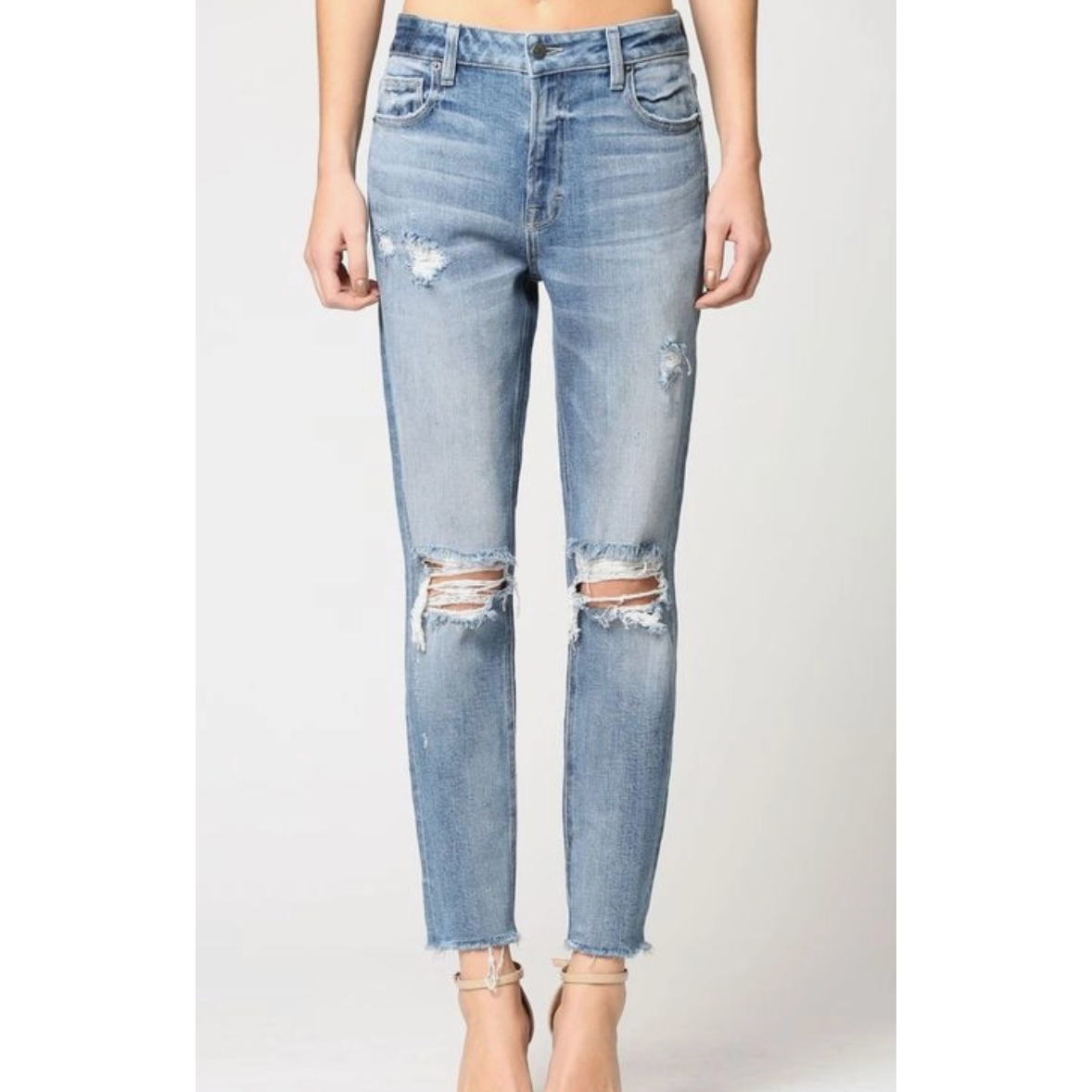 Medium Wash Super Soft Mom Jeans
