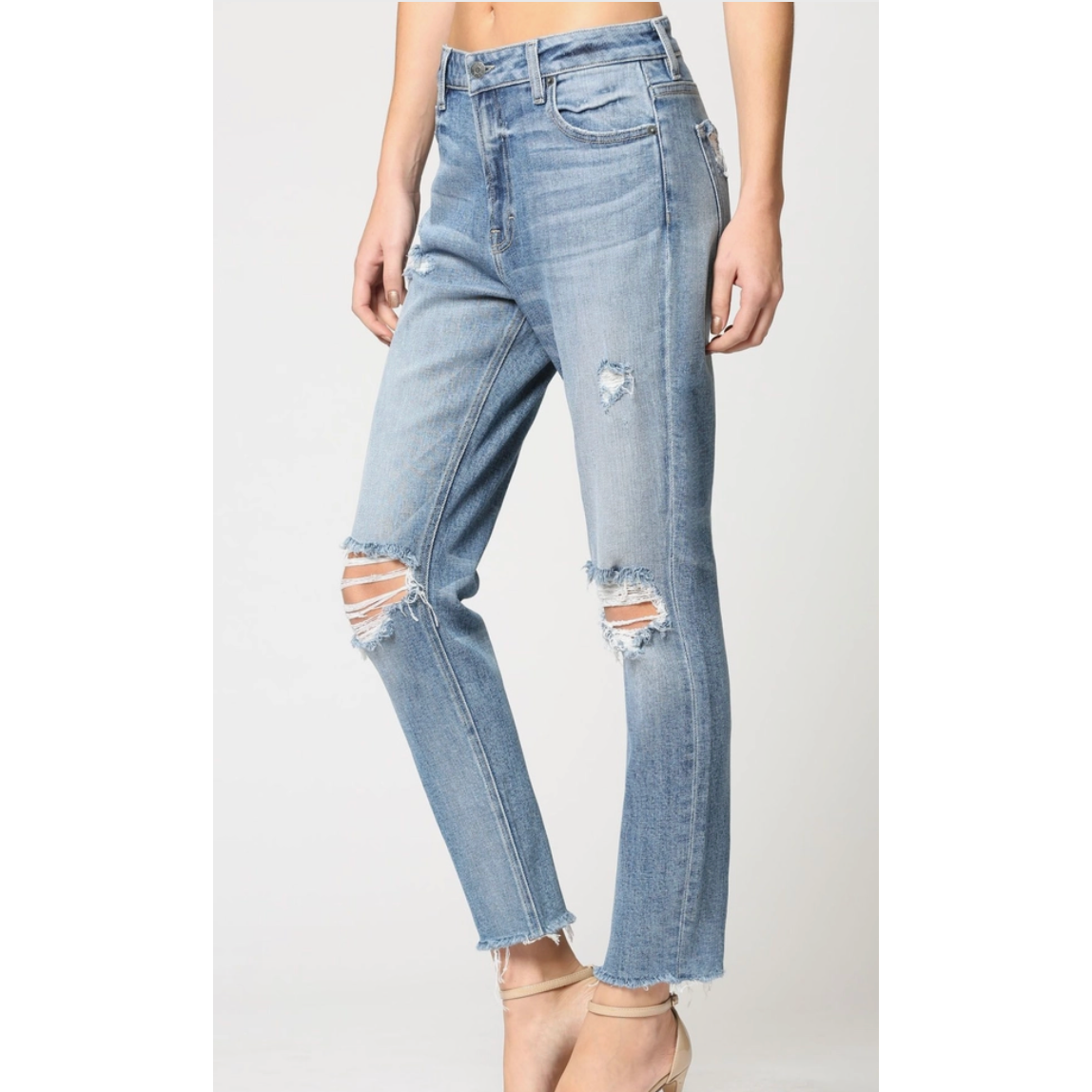 Medium Wash Super Soft Mom Jeans