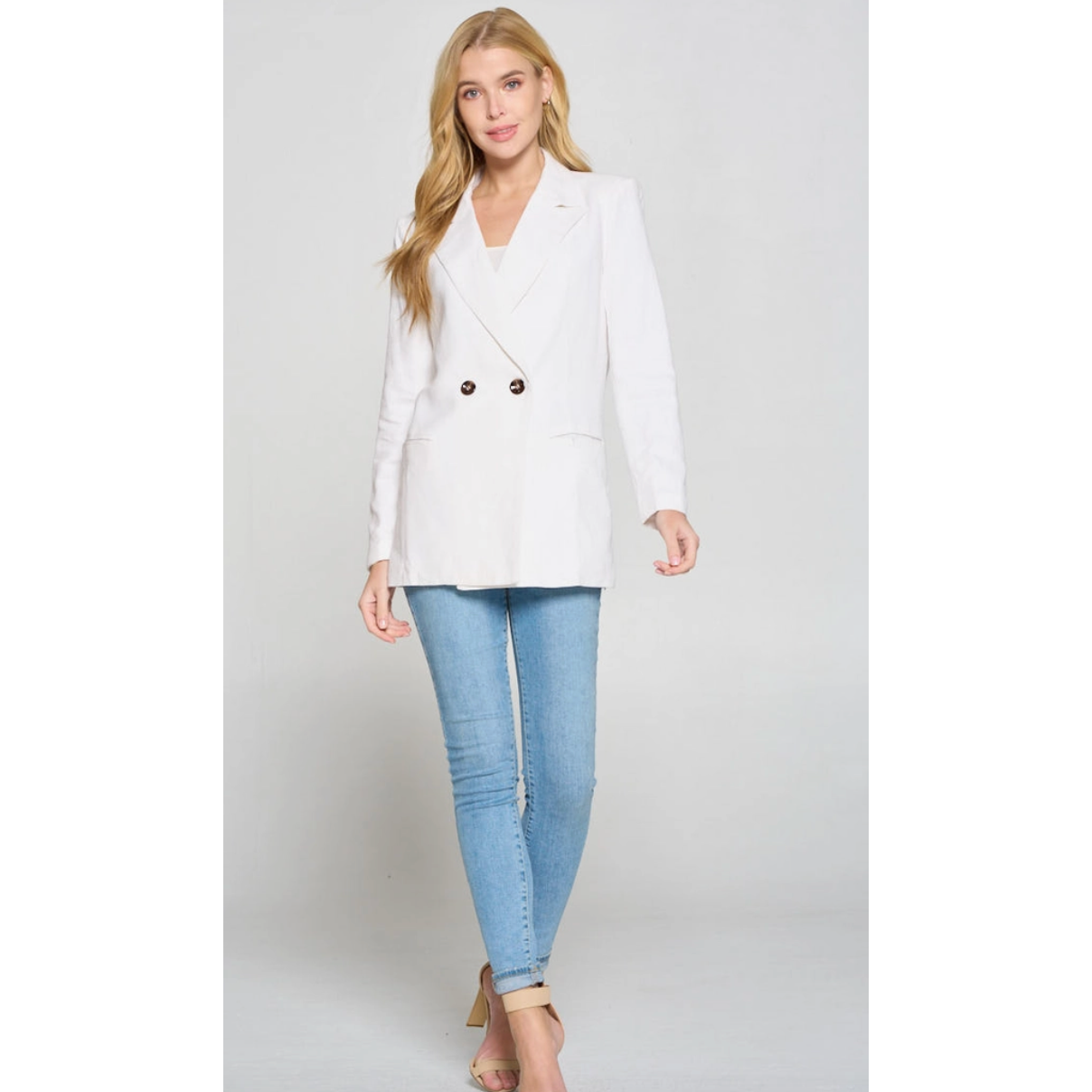 Lavender Lightweight Solid Knit Blazer