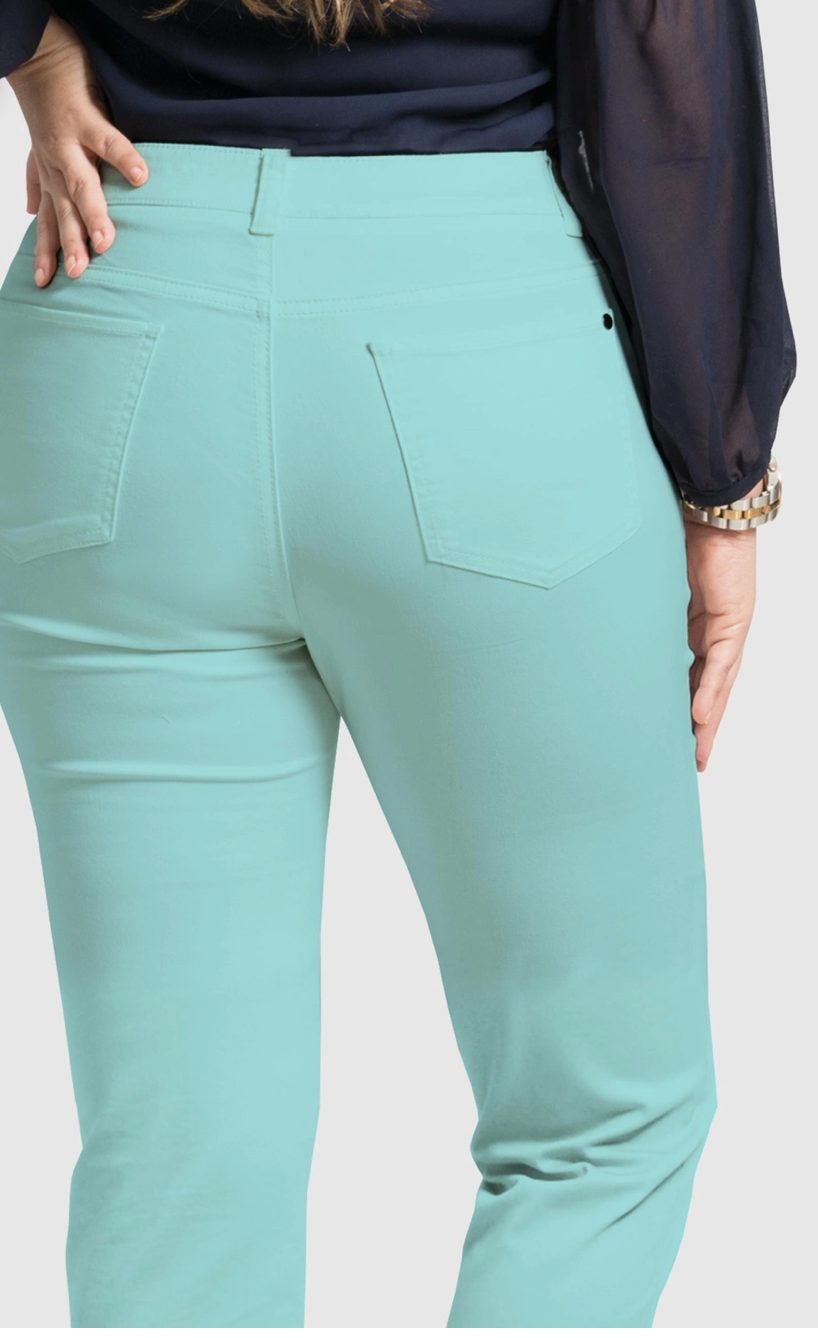 Stretch Curvy Fit Ankle Pants