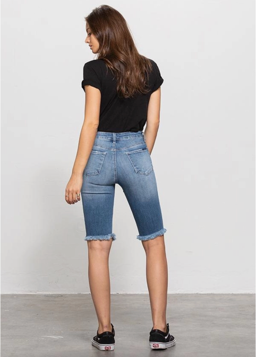 Bona Bermuda Long Denim Shorts