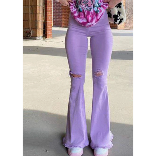 Purple Power Denim  Bell Bottoms