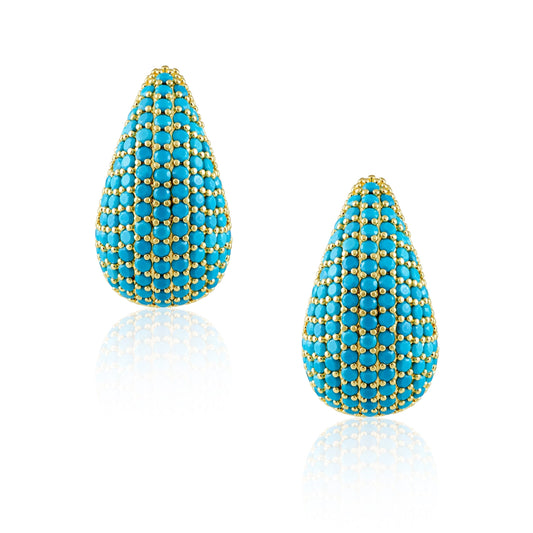Celine Raindrop Earring Turquoise