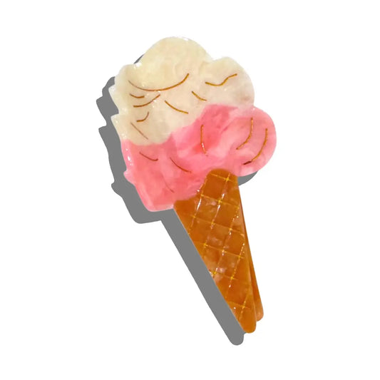 Hand-Painted Gelato Claw Hair Clip