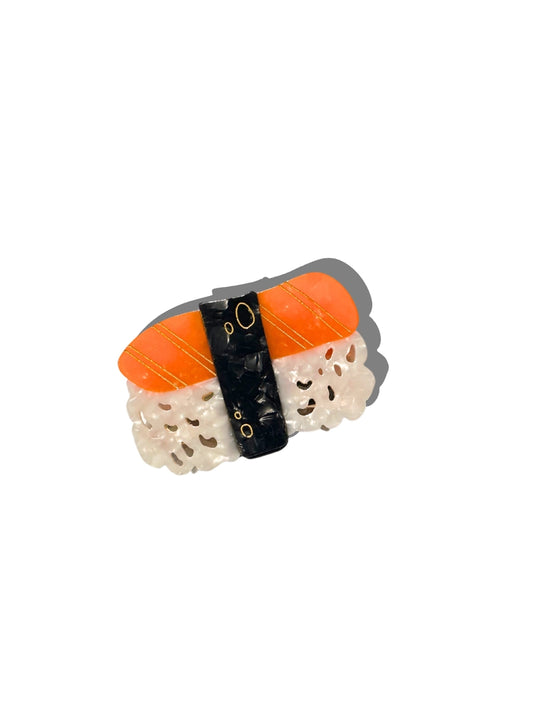 Hand-Painted Sushi Claw Hair Clip
