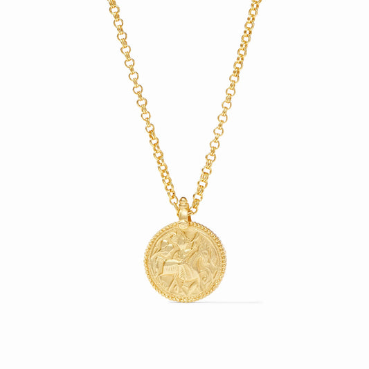 Julie Vos Coin Pendant Necklace