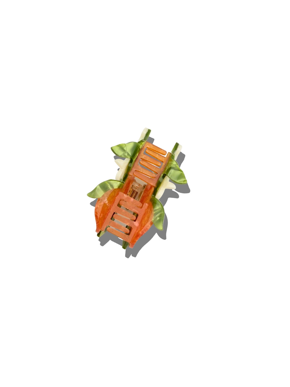 Orange Blossom Claw Clip