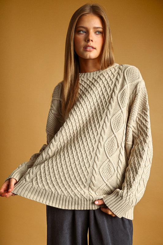 Cream Fishermans Sweater