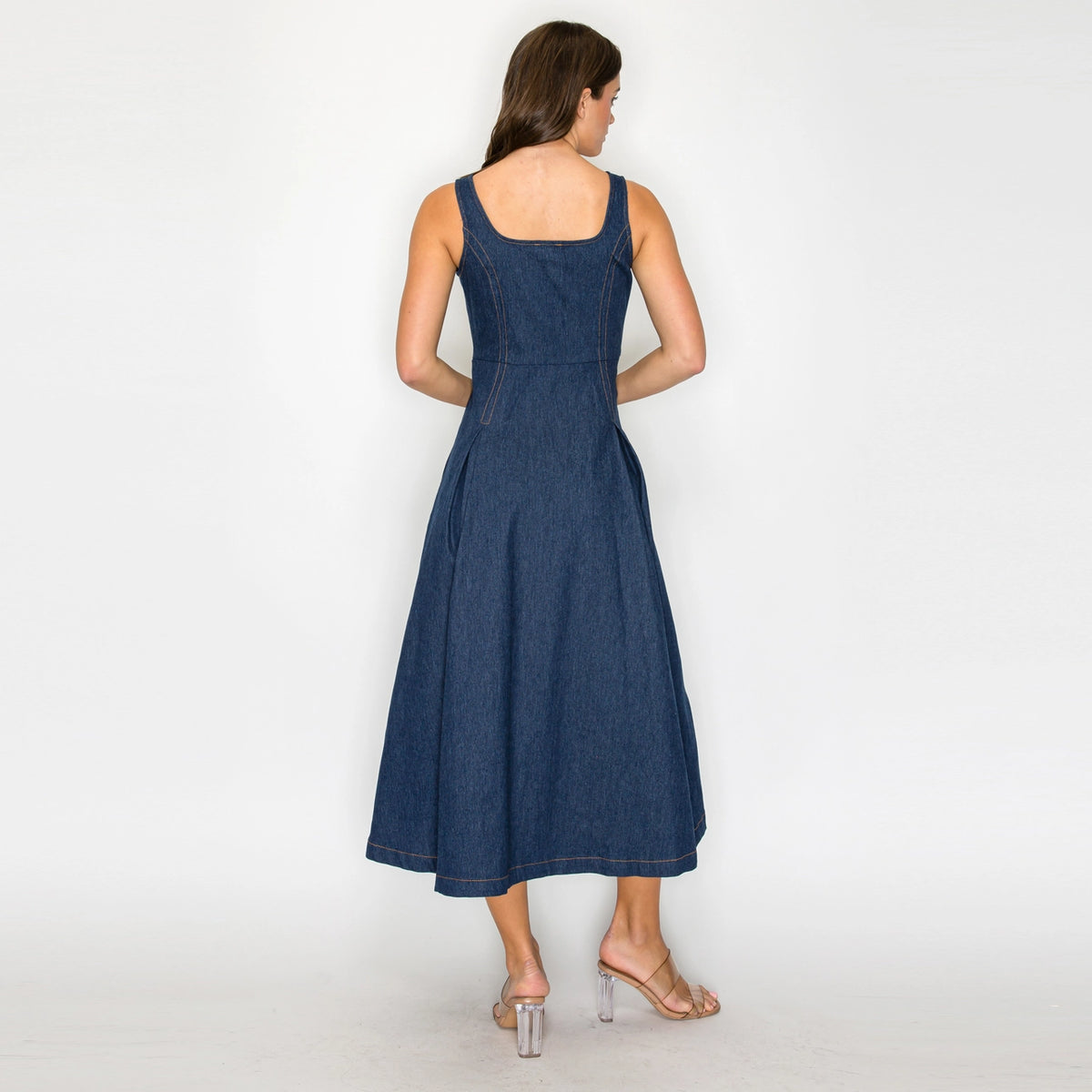 Denim Midi Dress