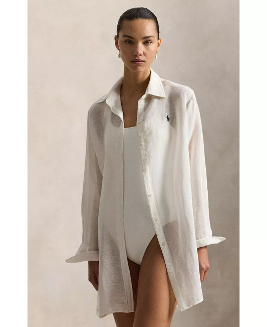 Polo Ralph Lauren Boyfriend Shirt White