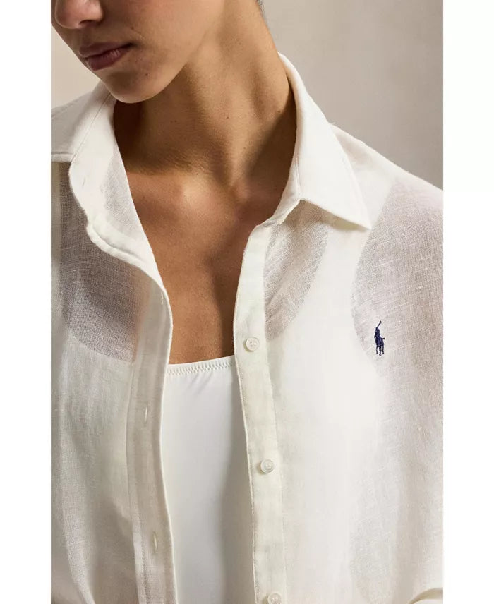 Polo Ralph Lauren Boyfriend Shirt White