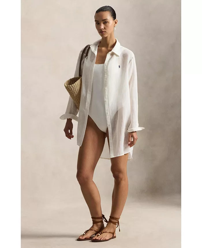 Polo Ralph Lauren Boyfriend Shirt White