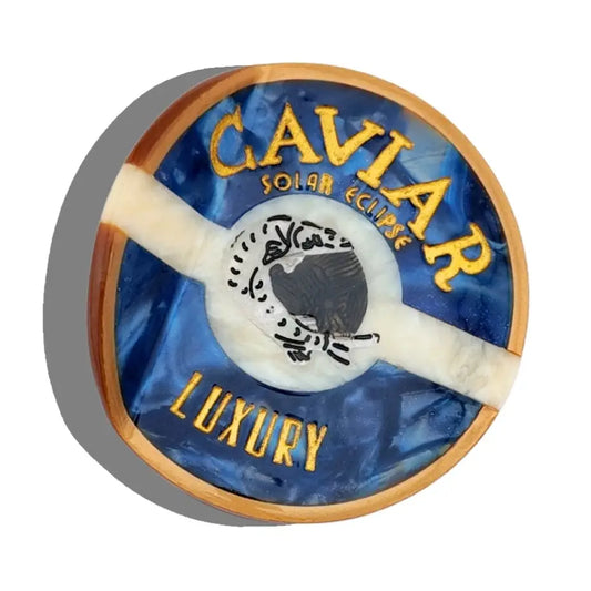 Hand-Painted Caviar Claw Hair Clip