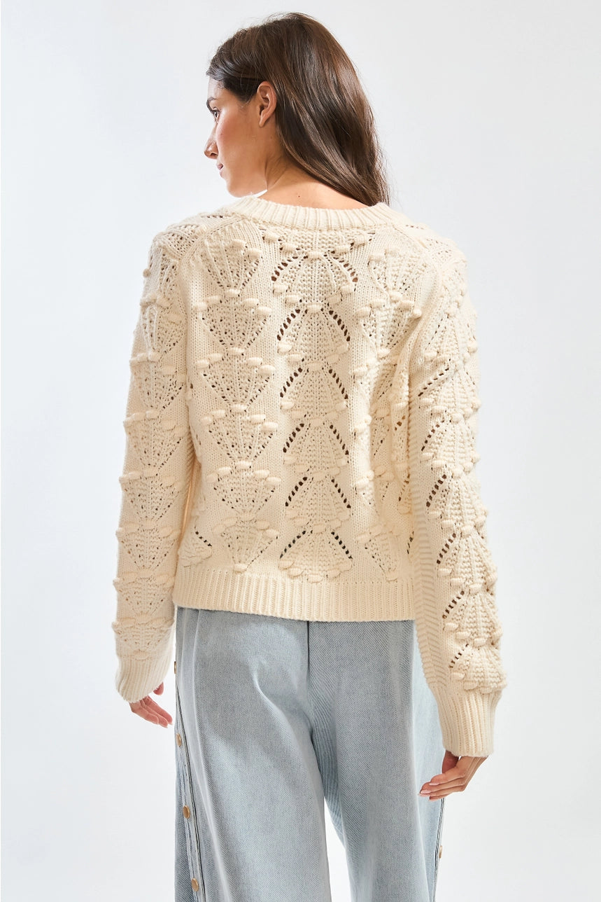 Sea Shell Knit Cardigan