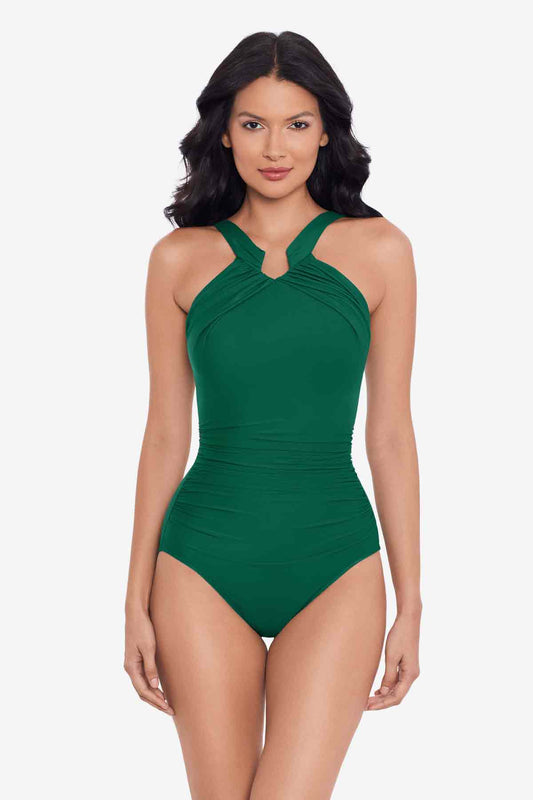 Miraclesuit Rock Solid Aphrodite One Piece Swimsuit Malachite Green