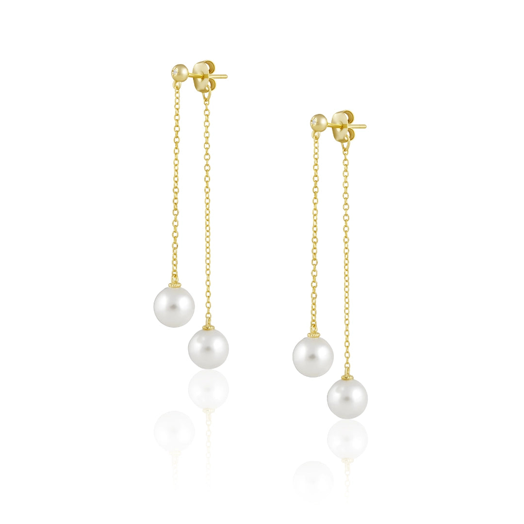 Xana Double Pearl Dangle