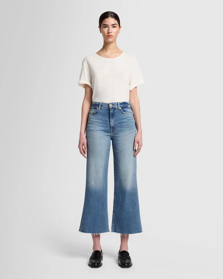 7 For All Mankind Luxe Vintage Ultra High Rise Cropped Jo Jeans