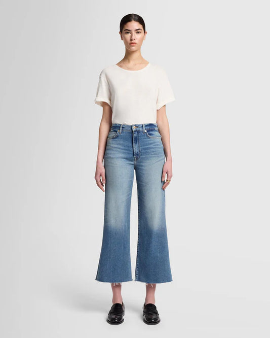 7 For All Mankind Luxe Vintage Ultra High Rise Cropped Jo Jeans