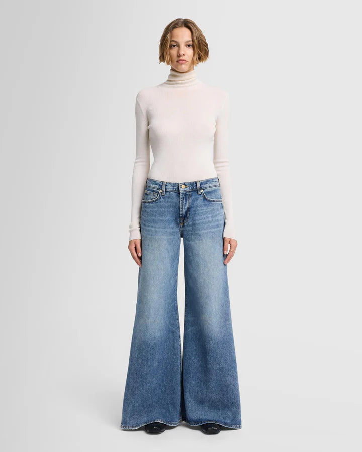 7 For All Mankind Willow Palazzo Wide Leg Jeans