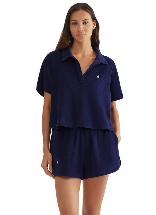 Polo Ralph Lauren Terry Shirt and Short Set Navy