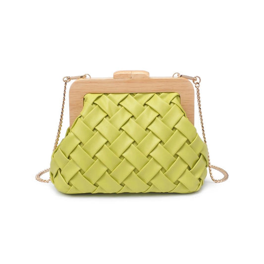 Citron Woven Clutch