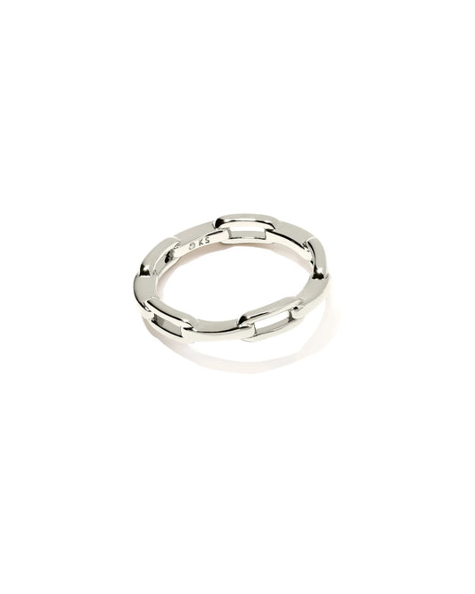 Kendra Scott Andi Band Ring in Silver Size 8