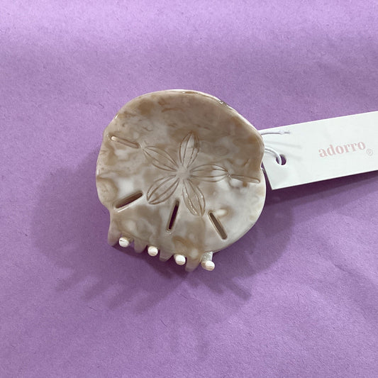 Sand Dollar Shell Hair Clip