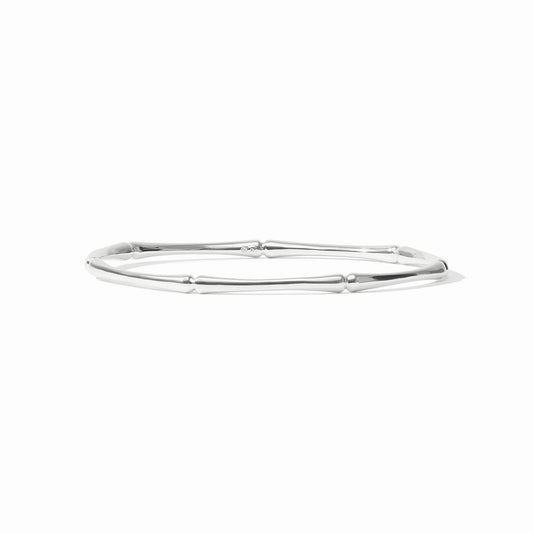 Julie Vos Bamboo Silver Bangle Small