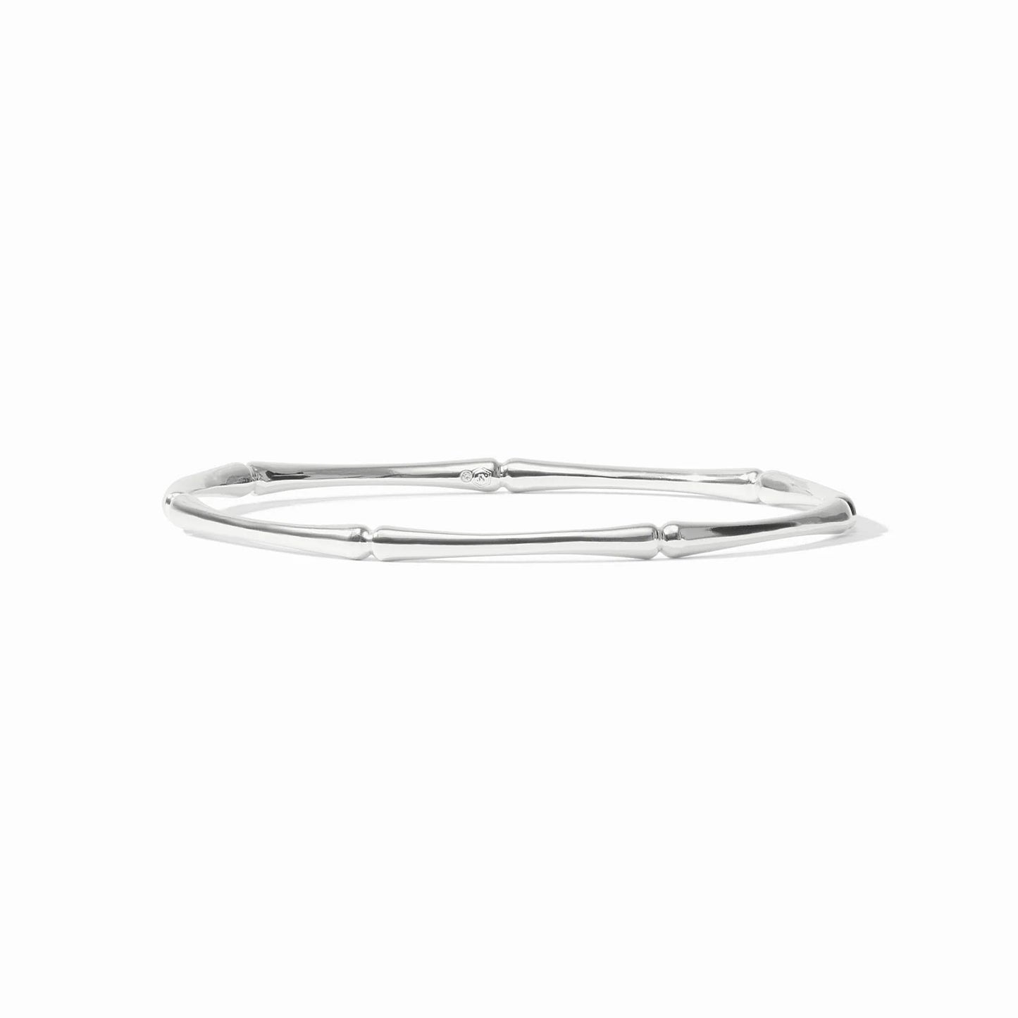 Julie Vos Bamboo Silver Bangle Medium