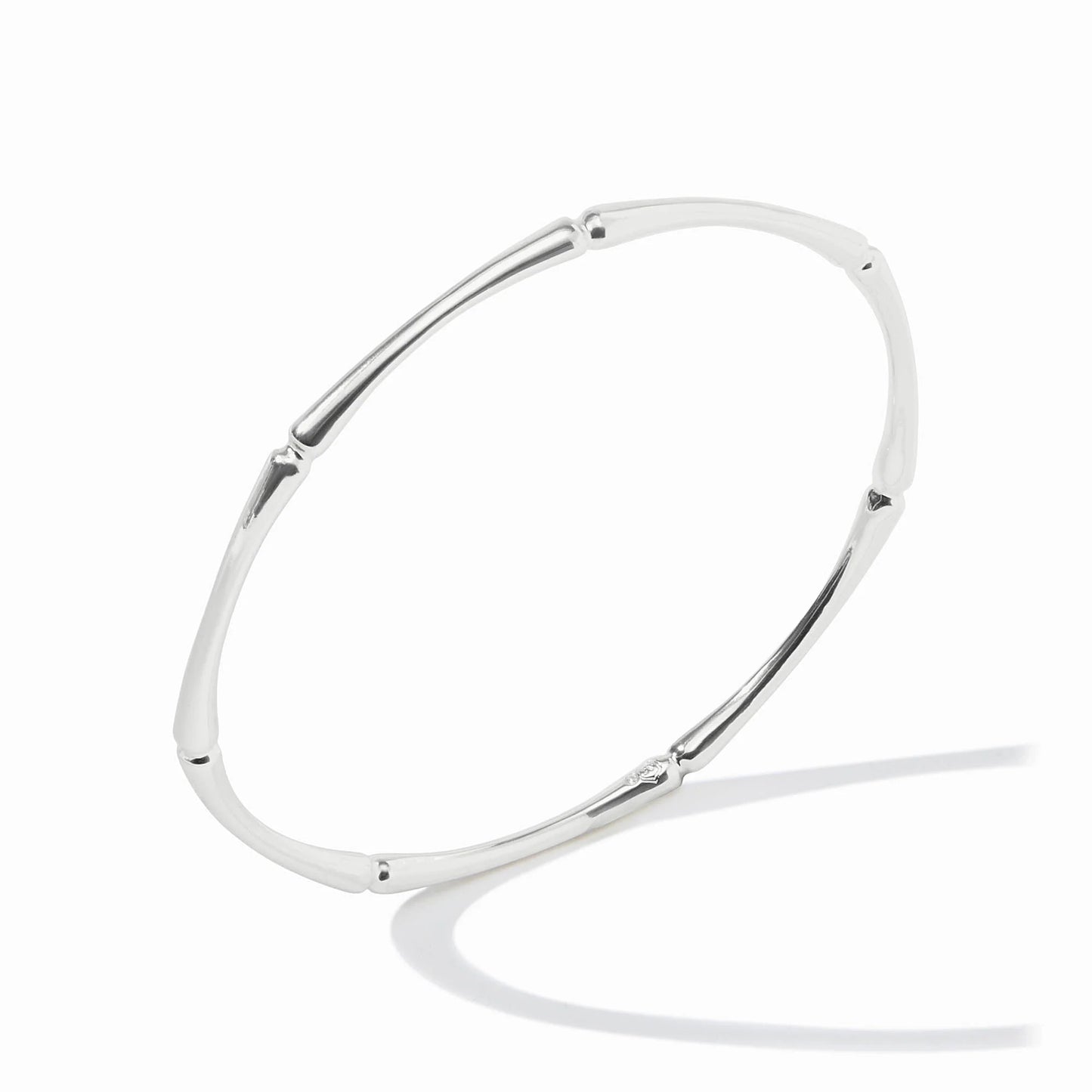 Julie Vos Bamboo Silver Bangle Medium
