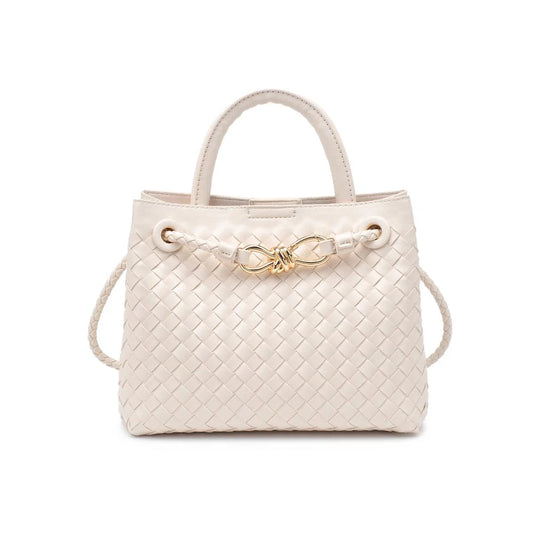 Blakely Woven Crossbody Ivory