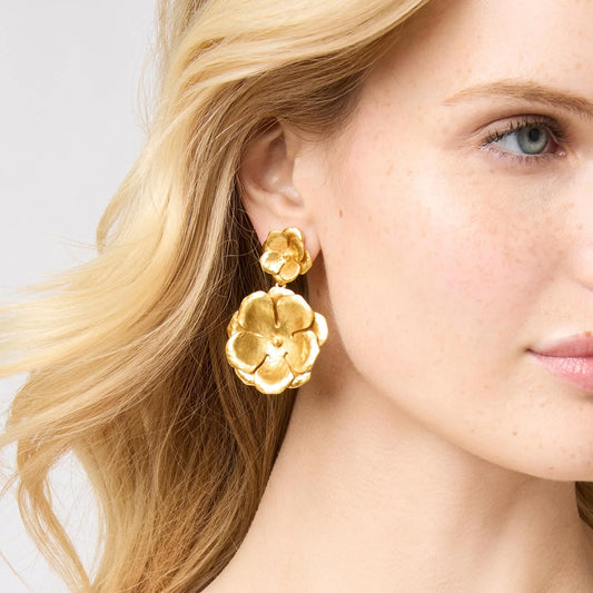 Julie Vos Bloom Statement Earrings