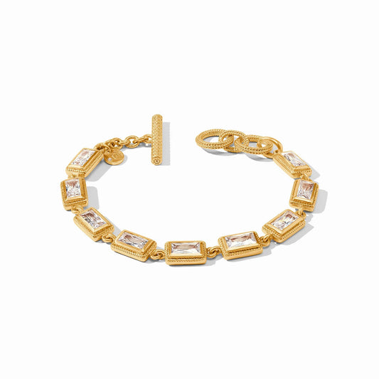 Julie Vos Baguette Tennis Bracelet Gold