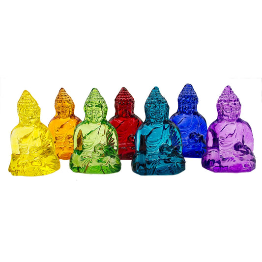 Crystal Chakra Buddhas
