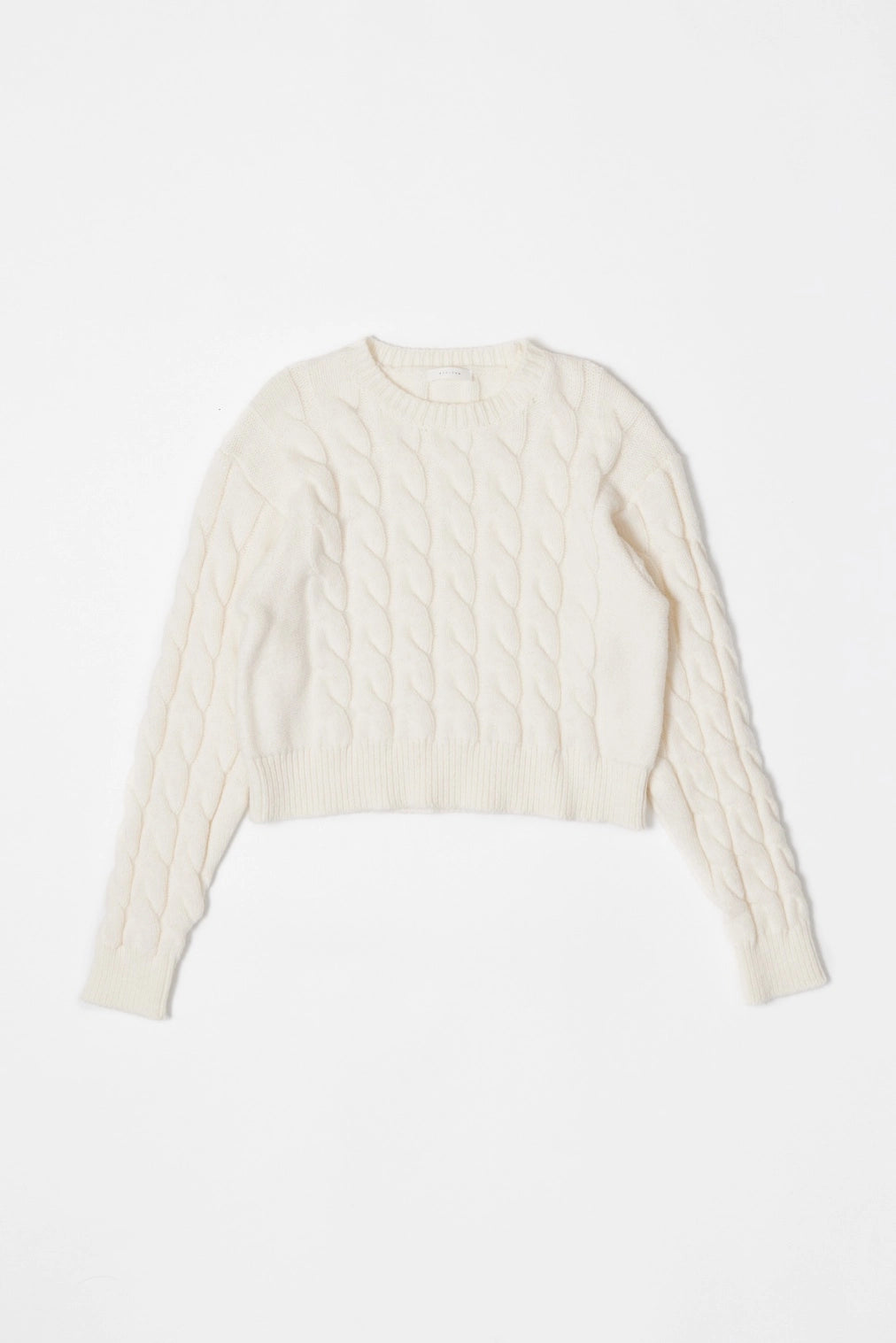 Cable Knit Mid Weight Sweater