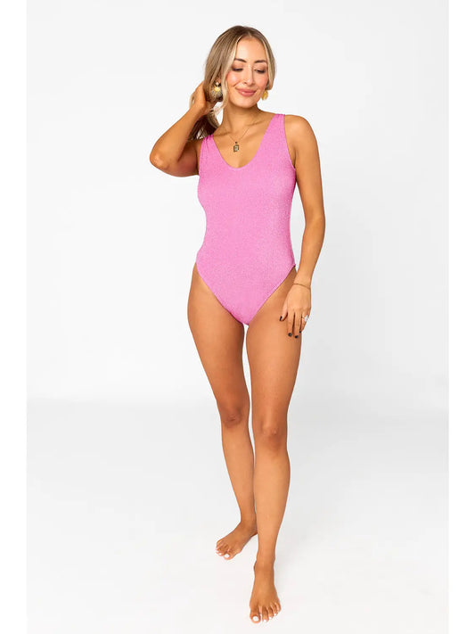 Carly Magenta One Piece Swimsuit