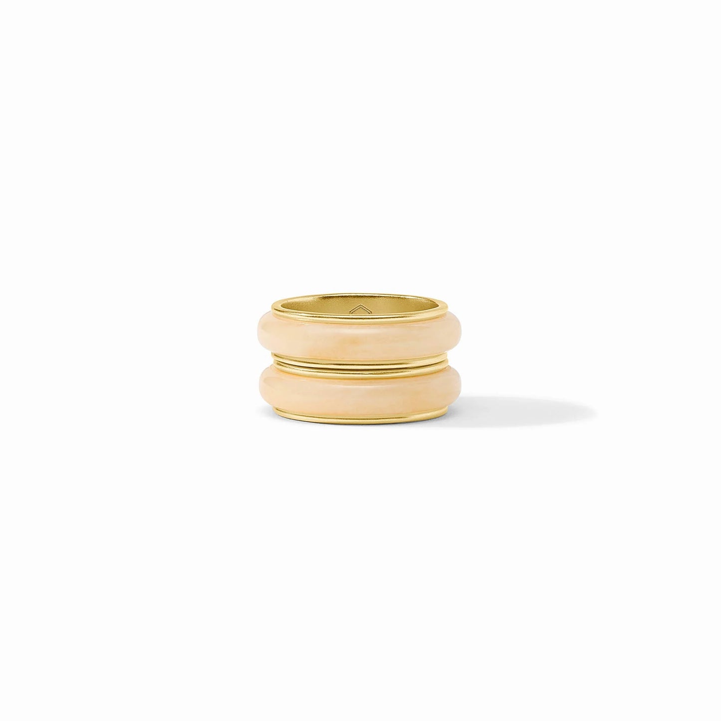 Julie Vos Carnaby Duet Ring Ivory