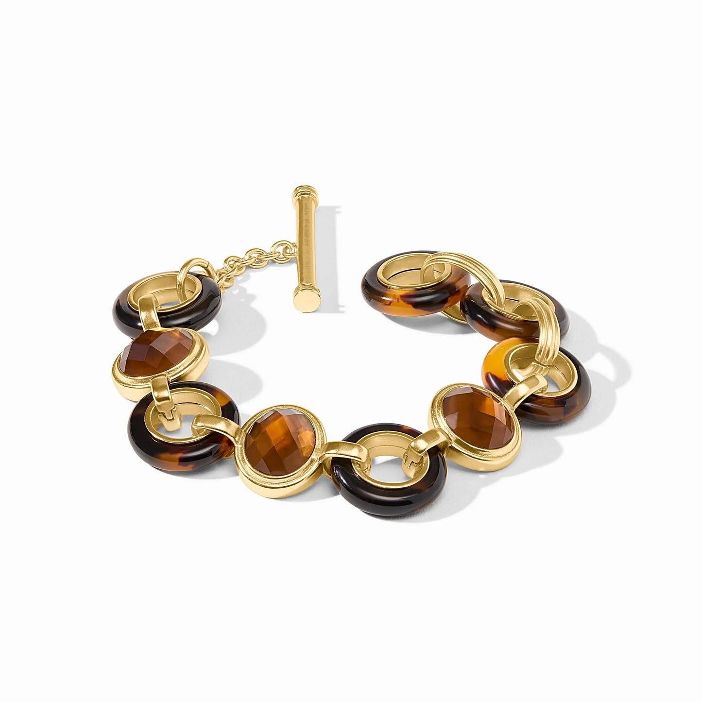 Julie Vos Carnaby Stone Bracelet Tortoiseshell