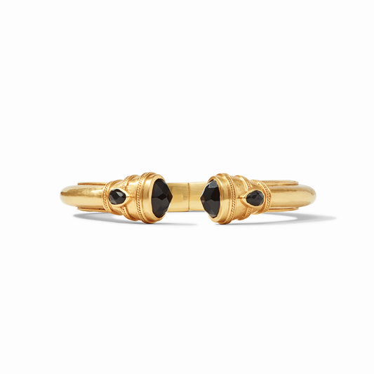 Julie Vos Cannes Demi Cuff Obsidian Black