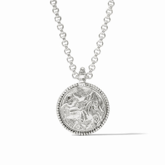 Julie Vos Silver Coin Pendant