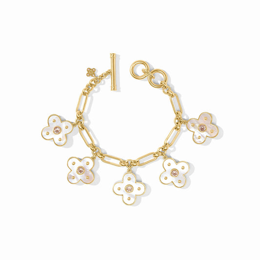 Julie Vos Colette Charm Bracelet In Champagne